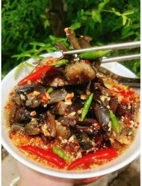 Ba Khía Sữa Trộn Tỏi Ớt